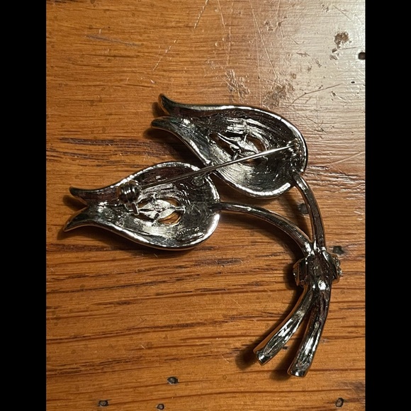 ALFRED SUNG Ornate Rhinestone Brooch BLING ☀️ - Picture 7 of 16